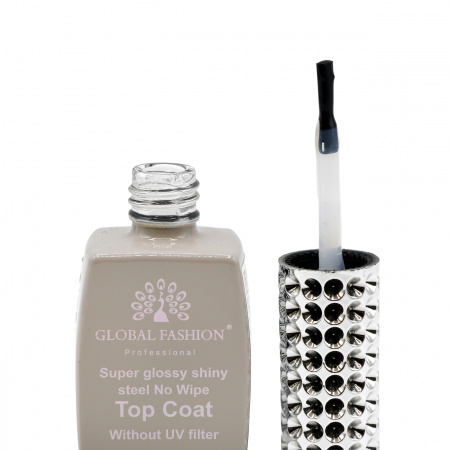 Топ без UV фильтров, Global Fashion, Super Glossy Shiny Top Coat without UV filter, 12 мл