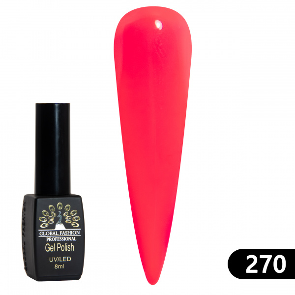 Гель лак BLACK ELITE 270, Global Fashion 8 мл