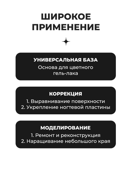 Файбер база, Fiber Base Global Fashion, 12 мл, Clear