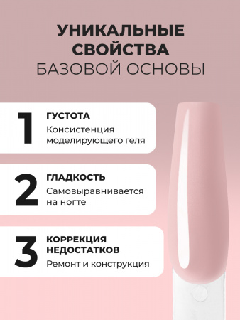 Файбер база, Fiber Base Global Fashion, 12 мл, Nude