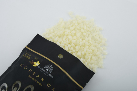 Воск для депиляции Global Fashion, Korean Wax, 1000 гр, Vanila