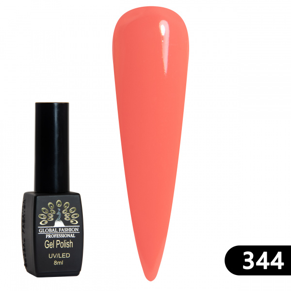 Гель лак BLACK ELITE 344, Global Fashion 8 мл