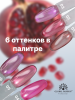 Гель лак кошачий глаз Red Pomegranate, 01, 8мл 
