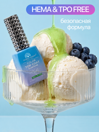 Топ цветной, Color Top Coat 12 мл, 02