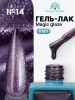 Гель лак кошачий глаз, Global Fashion, Magic Glaze cat eyes, 8ml, 14