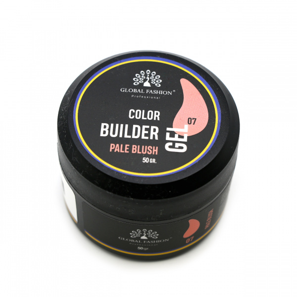 Гель для моделирования ногтей 50 гр, Color Builder Gel 07- Pale blush