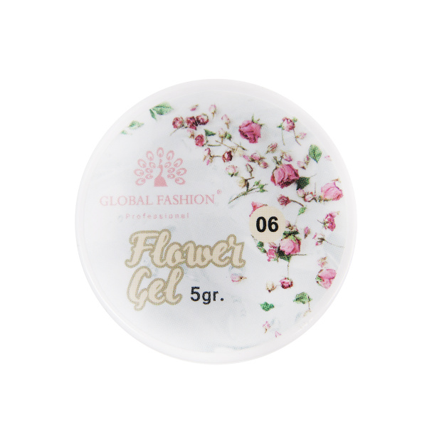 Гель с сухоцветами 5 гр, Flower Gel 06