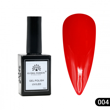Гель лак Global Fashion, Elite Glow 15 ml, 04