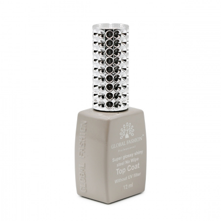 Топ без UV фильтров, Global Fashion, Super Glossy Shiny Top Coat without UV filter, 12 мл