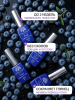 Гель лак кошачий глаз, Global Fashion, Fruit cat eyes 11D 8ml, 01, blueberry1
