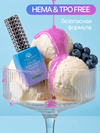 Топ цветной, Color Top Coat 12 мл, 07
