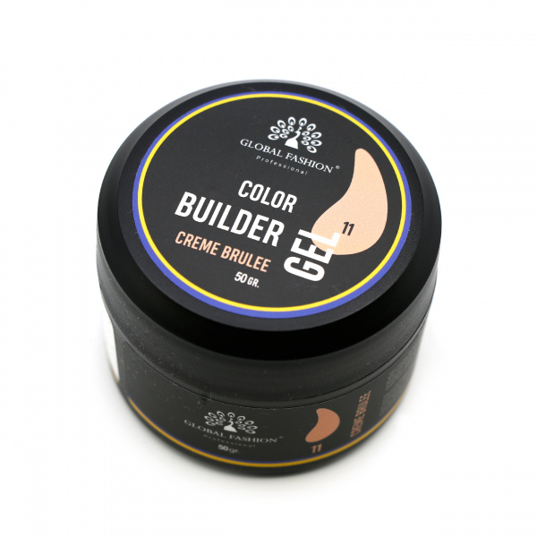 Гель для моделирования ногтей 50 гр, Color Builder Gel 11- Creme brulee