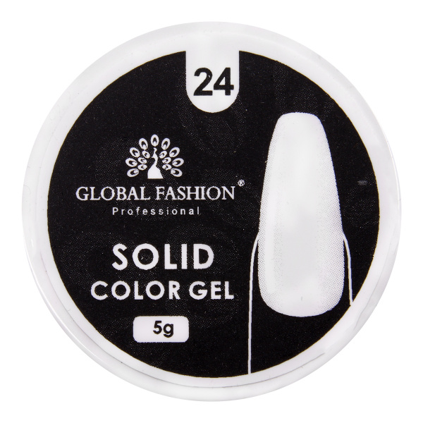 Гель-краска повышенной плотности, Solid color gel 5 гр, 24
