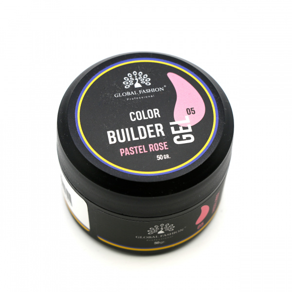 Гель для моделирования ногтей 50 гр, Color Builder Gel 05- Pastel rose