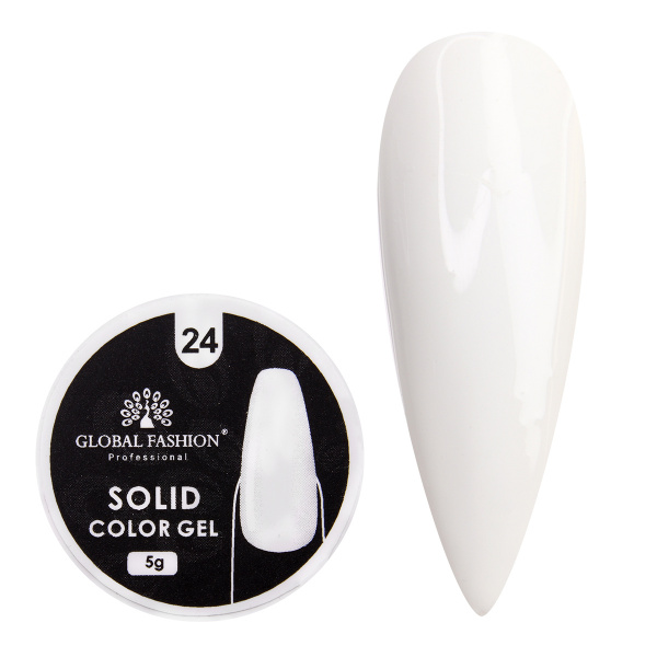 Гель-краска повышенной плотности, Solid color gel 5 гр, 24
